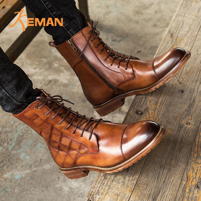 Best quality lace up classical version pure leather infantry battle military boots, Any color
Best quality lace up classical version pure leather infantry battle military boots, Any color