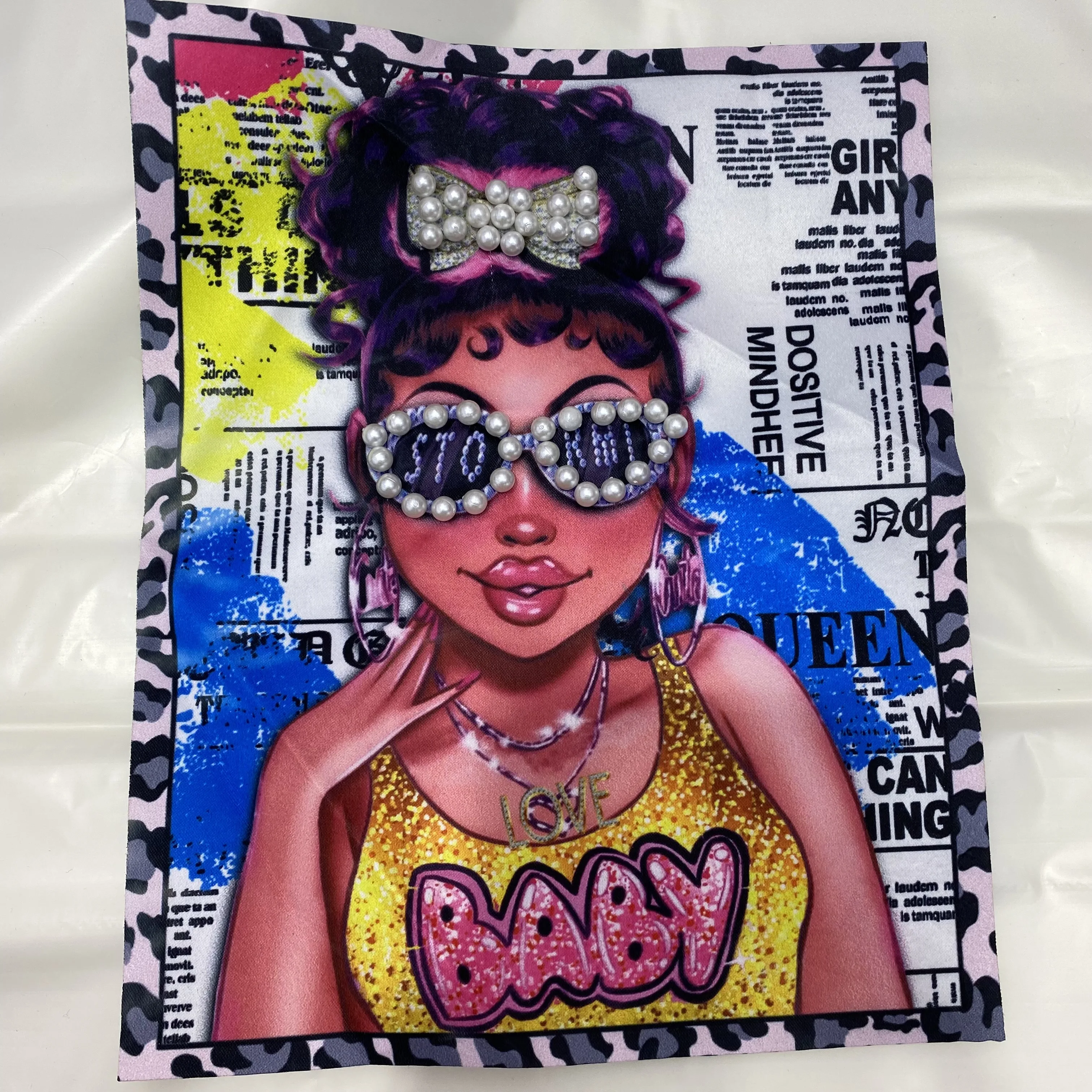 2021 Wholesale Cheap DIY craft Luxury pearl digital printing girls rhinestone beaded clothing patch, Custom color
2021 Wholesale Cheap DIY craft Luxury pearl digital printing girls rhinestone beaded clothing patch, Custom color