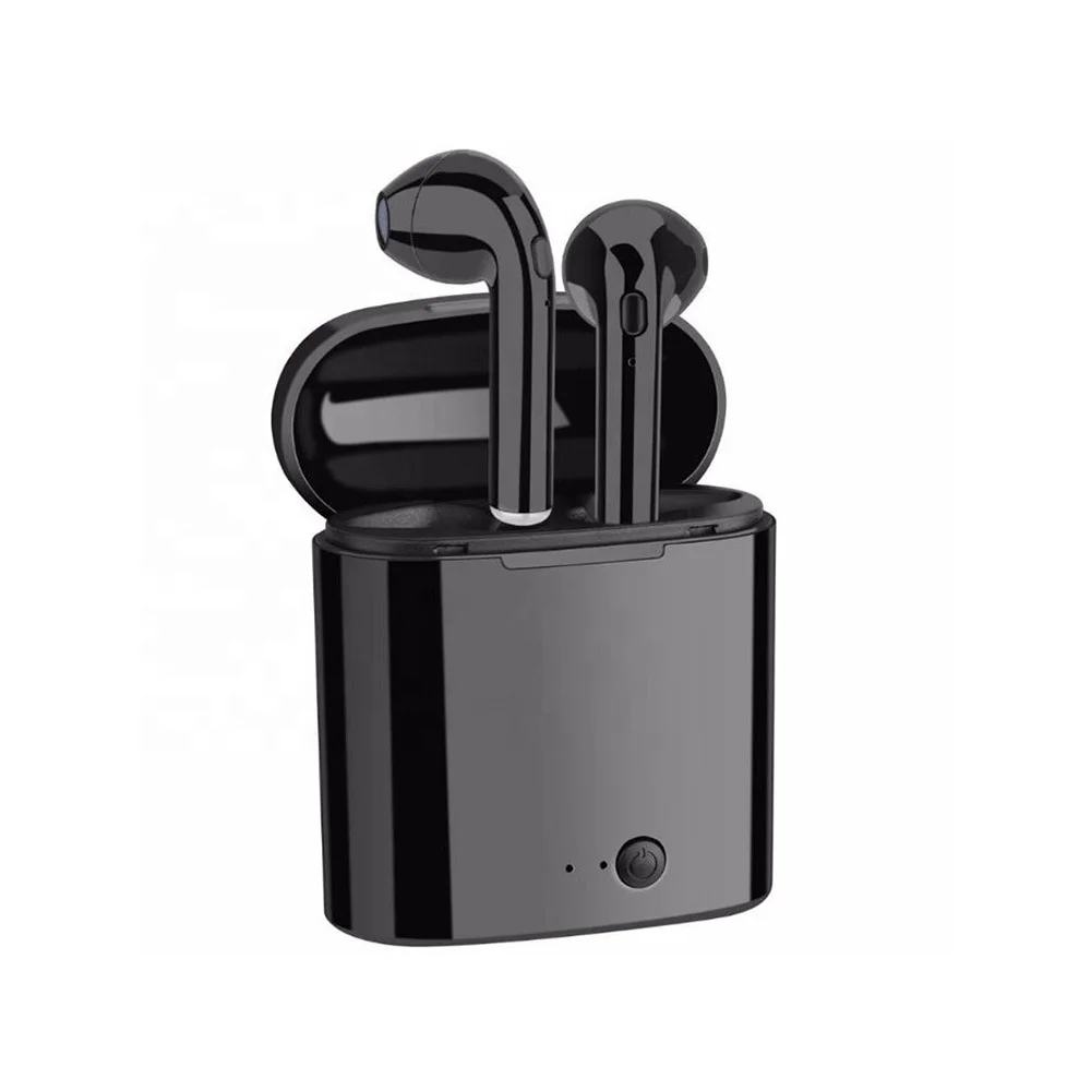 

4.i7s TWS 5.0 Mini Earphones Wireless Headset Stereo Headphones Sport Earbud Earphone With Mic Charge Box For iPhone X