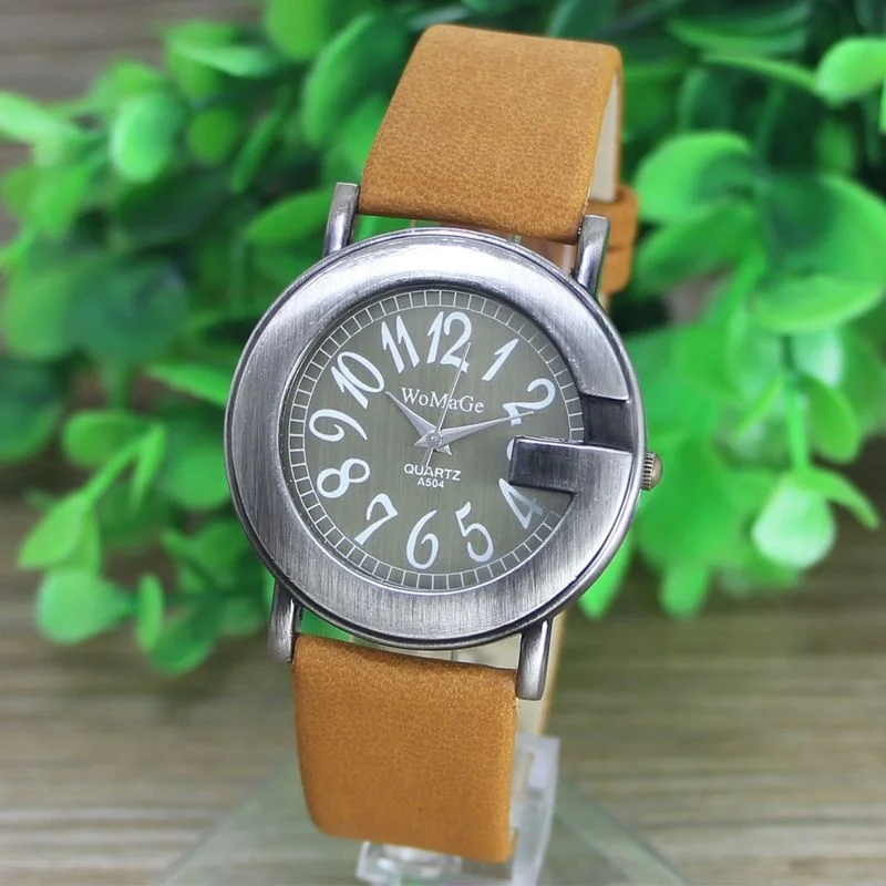 Men Women Watches Fashion Casual Quartz Watch Simple Men Minimalist Dial Leather Watch, 4 colors
Men Women Watches Fashion Casual Quartz Watch Simple Men Minimalist Dial Leather Watch, 4 colors