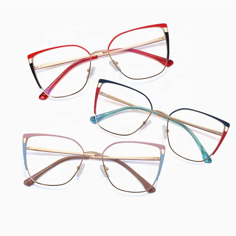 Jiuling eyewear custom full metal frame boss eye glasses vintage women oversized cat eye blue light blocking glasses
Jiuling eyewear custom full metal frame boss eye glasses vintage women oversized cat eye blue light blocking glasses