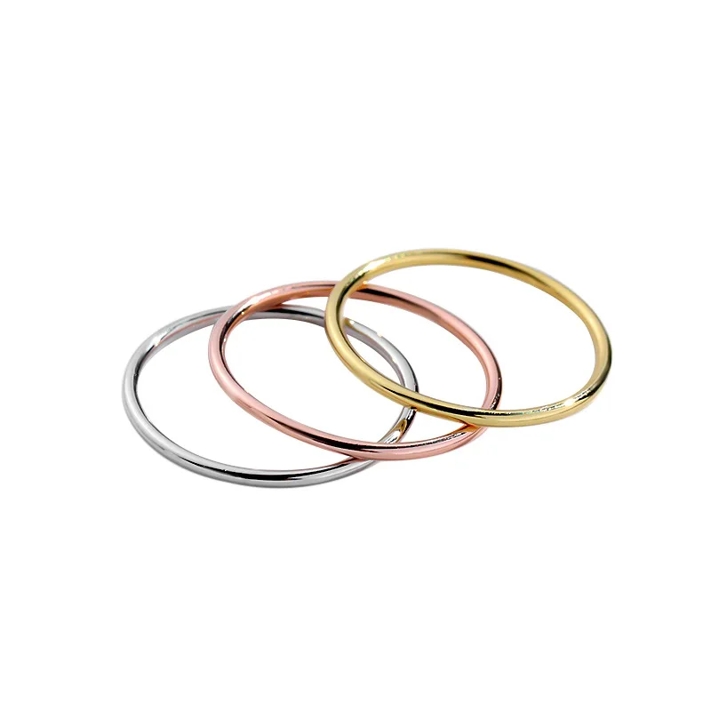 High End Gold Plated 925 Sterling Silver No Fade Jewelry Unisex Minimalist Mirror Polish Stackable Small Rings Armband, Gold silver rose gold
High End Gold Plated 925 Sterling Silver No Fade Jewelry Unisex Minimalist Mirror Polish Stackable Small Rings Armband, Gold silver rose gold