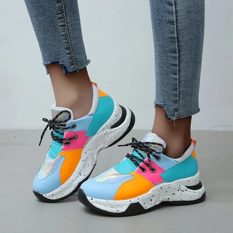 2021 New Women Casual Shoes Breathable Ladies Flat Sneakers Leopard Print Faux Fur Sneakers Lace-up Platform Sports Shoes Women
2021 New Women Casual Shoes Breathable Ladies Flat Sneakers Leopard Print Faux Fur Sneakers Lace-up Platform Sports Shoes Women