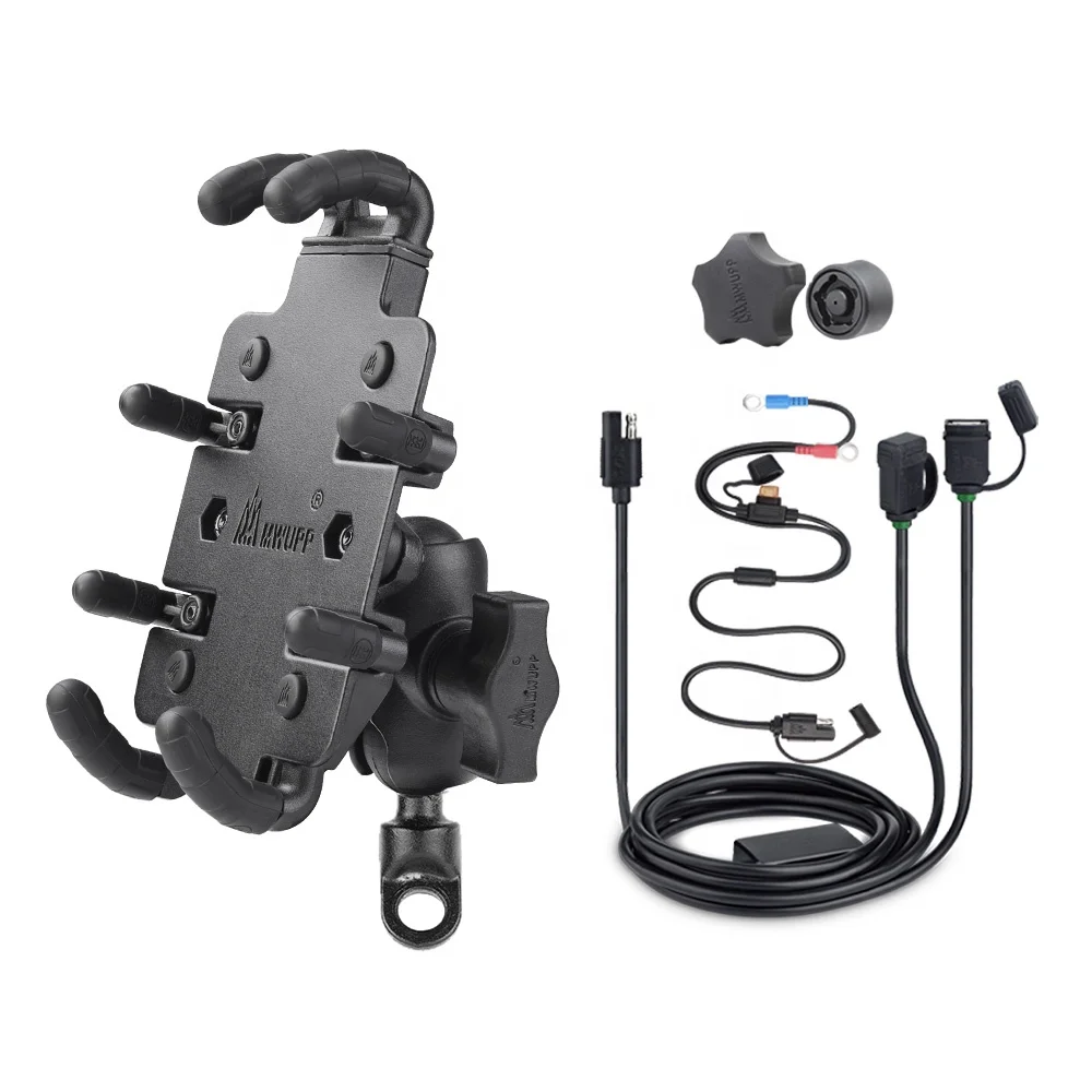 MWUPP New Design Fast Charge Motorcycle Cell Phone Holder Handlebar Octopus mobile phone stand, Black
MWUPP New Design Fast Charge Motorcycle Cell Phone Holder Handlebar Octopus mobile phone stand, Black