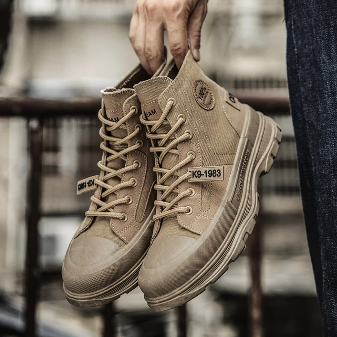 Hot sales fashion high quality Canvas Lace Up Boots for Men Outdoor non slip walking casual sneaker shoes winter boots, 3 colors
Hot sales fashion high quality Canvas Lace Up Boots for Men Outdoor non slip walking casual sneaker shoes winter boots, 3 colors