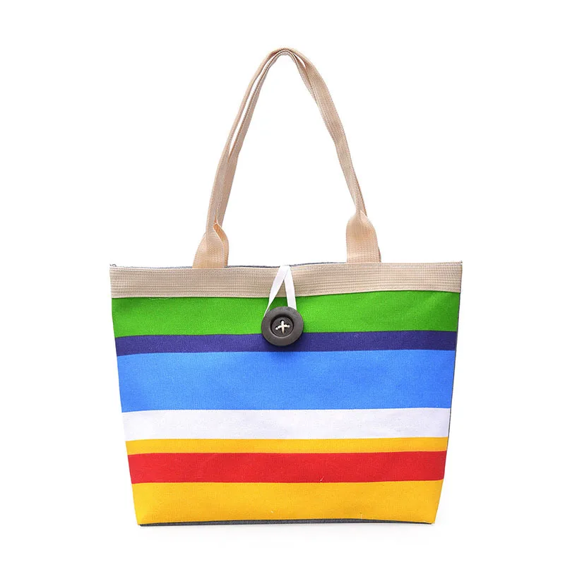Factory Direct Supply Wooden Buckle Colorful Canvas Bag Ethnic Style Hit Color Shoulder Handbag Beach Bag, 6 color
Factory Direct Supply Wooden Buckle Colorful Canvas Bag Ethnic Style Hit Color Shoulder Handbag Beach Bag, 6 color