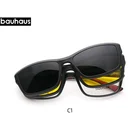 X3182 High quality sport stylish men magnetic clip on sunglasses