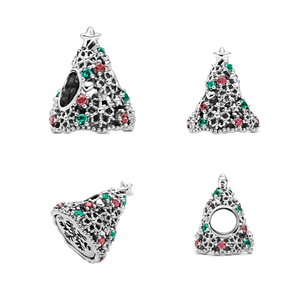 Christmas gift Fine 925 silver designer Glitter Christmas tree charm for diy bracelet making jewelry
Christmas gift Fine 925 silver designer Glitter Christmas tree charm for diy bracelet making jewelry