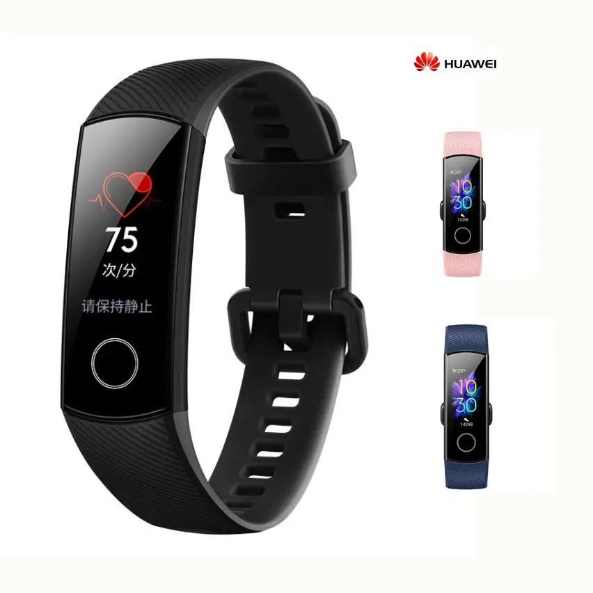 Hot Selling Huawei Honor Band 5 Smart Bracelet IP5X Waterproof AMOLED Color Screen Smart Wristband, Black blue pink
Hot Selling Huawei Honor Band 5 Smart Bracelet IP5X Waterproof AMOLED Color Screen Smart Wristband, Black blue pink