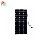 Best price Marine, camping, Caravan use SunPower silicon cell flexible photovoltaic solar panels