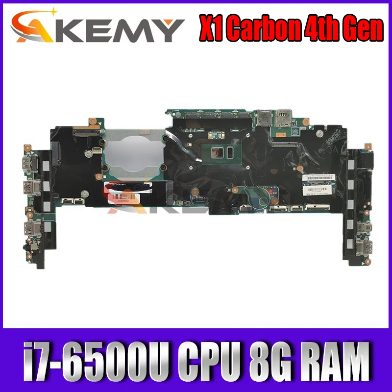 High Quality For ThinkPad X1 Carbon 4th Gen Laptop Motherboard 01AX802 with i7-6500U CPU 8G RAM
High Quality For ThinkPad X1 Carbon 4th Gen Laptop Motherboard 01AX802 with i7-6500U CPU 8G RAM