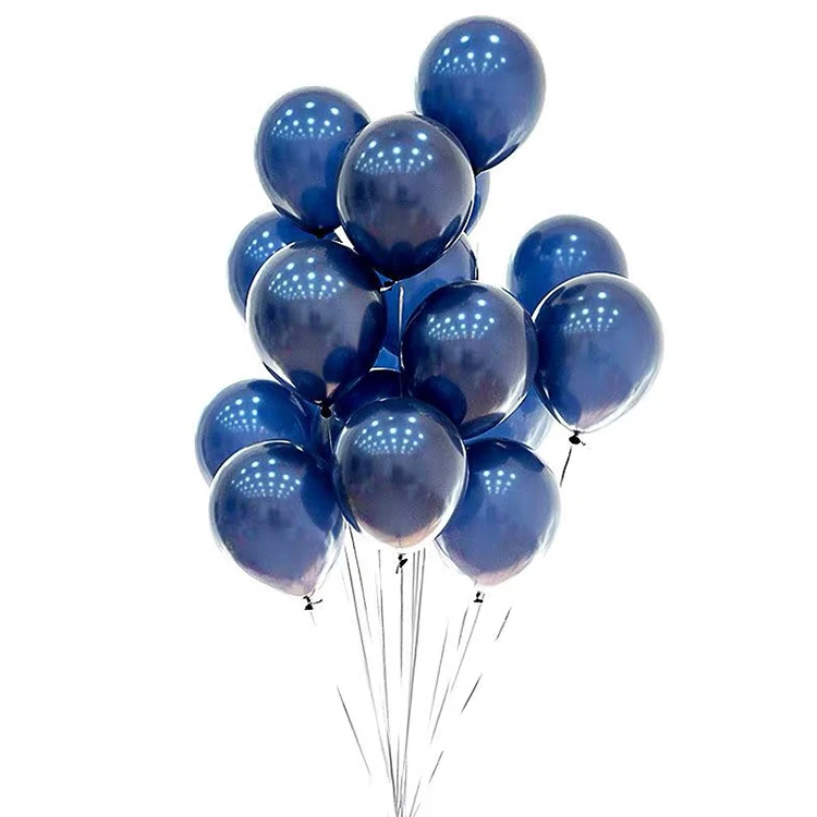 

Wholesale cheap party birthday decoration balloon supplies 10 inch 2.2g night blue latex balloon