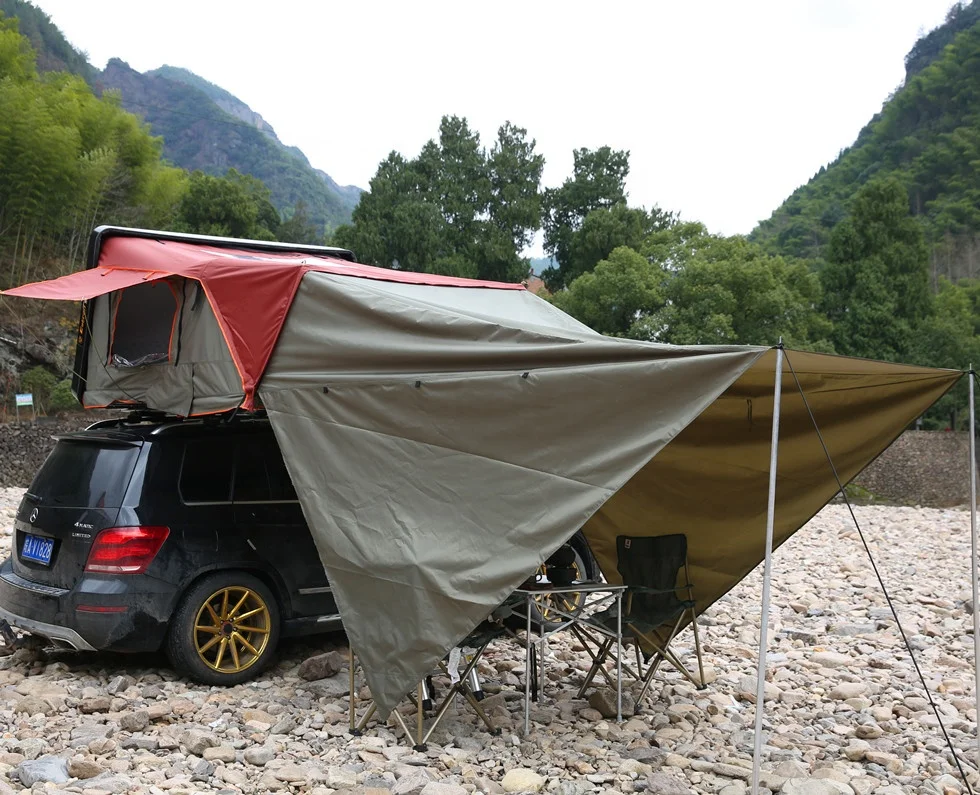 Good Quality Cheap Canvas Camping Hard Shell Roof Top Tent For Trailer Hot on Sale