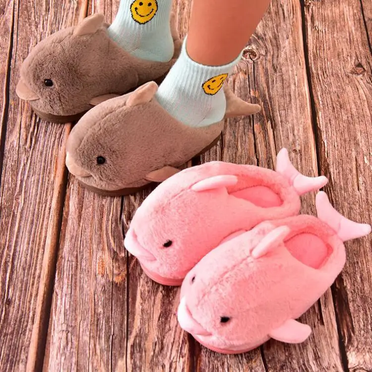 2021 Cute Winter Boys Girls Indoor Home Slipper TPR Soft Bottom New Cotton Slippers Plush Dolphin Slippers, As picture
2021 Cute Winter Boys Girls Indoor Home Slipper TPR Soft Bottom New Cotton Slippers Plush Dolphin Slippers, As picture