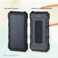 Portable usb mobile phone smart charger QI Fast Charging wireless solar power bank 20000mah
Portable usb mobile phone smart charger QI Fast Charging wireless solar power bank 20000mah