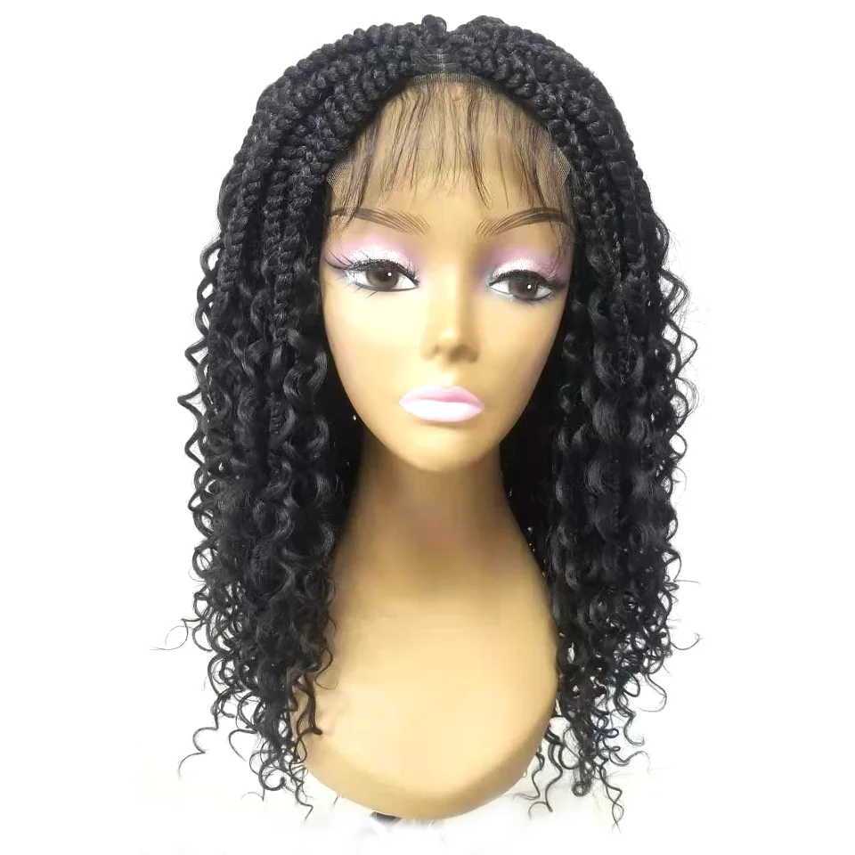 22inch Natural Black Synthetic Waterfall Braid Lace Front Wig for Women, Natural black #1b
22inch Natural Black Synthetic Waterfall Braid Lace Front Wig for Women, Natural black #1b