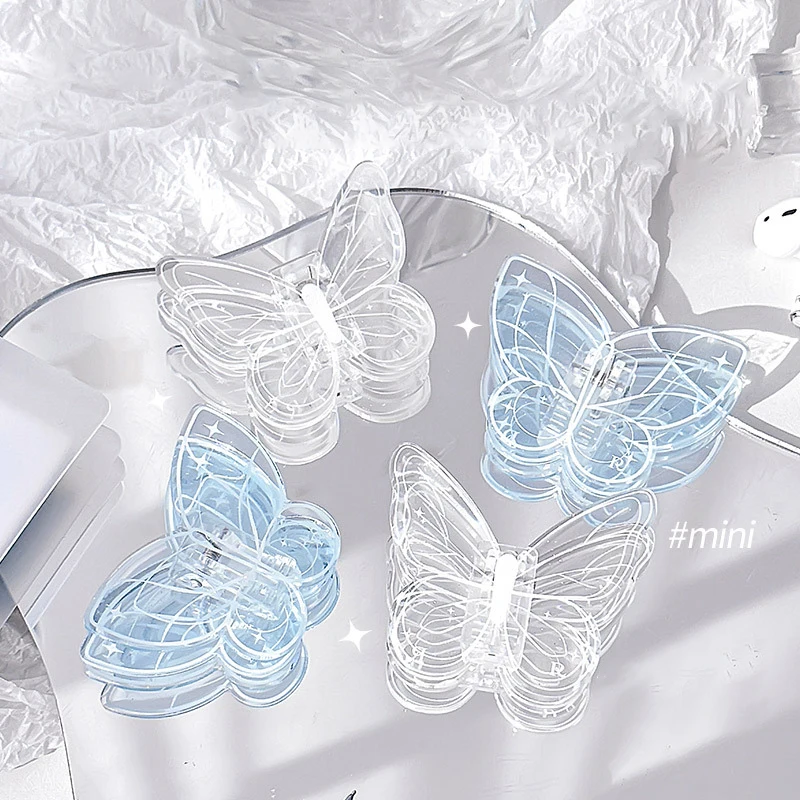 1pcs Acrylic clip with clear and transparent feel butterfly puppy hand ledger clip with decorative jelly mini long tail clip
1pcs Acrylic clip with clear and transparent feel butterfly puppy hand ledger clip with decorative jelly mini long tail clip