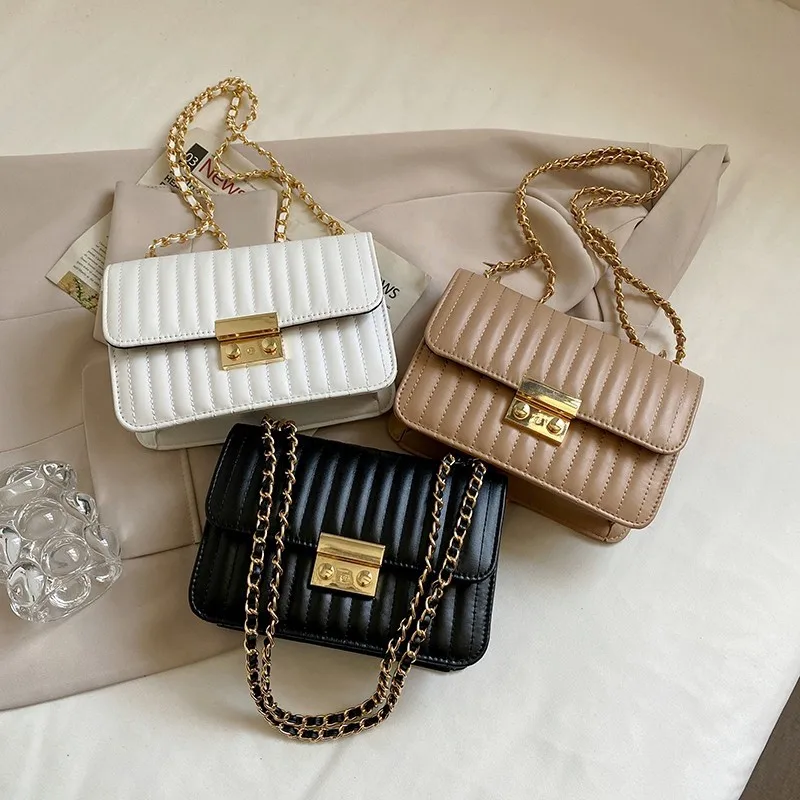 Chain bag woman 2021 new Korean fashion small fragrant wind single shoulder bag simple trend retro cross-body bag, 3 colors
Chain bag woman 2021 new Korean fashion small fragrant wind single shoulder bag simple trend retro cross-body bag, 3 colors