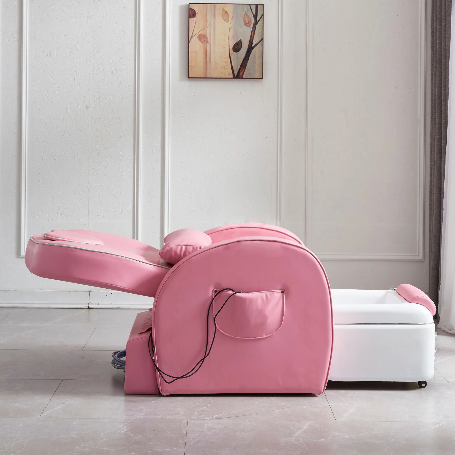 Multifunctional professional modern salon equipment electric massage manicure chair with usb and led light pedicure chair
Multifunctional professional modern salon equipment electric massage manicure chair with usb and led light pedicure chair