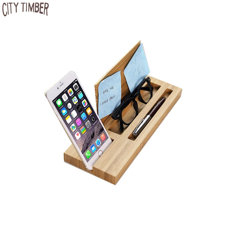 wholesale bamboo wood office desk organizer with pen holder and phone stand, Natural bamboo color
wholesale bamboo wood office desk organizer with pen holder and phone stand, Natural bamboo color