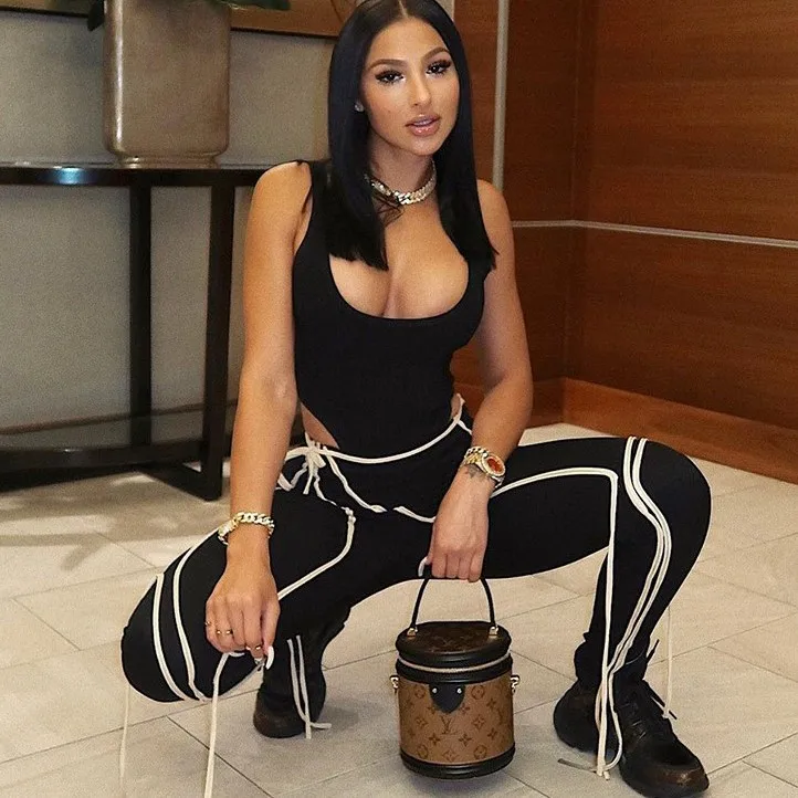 Spring Summer Women's Clothing Casual Female Trousers Lace Up Long Pants For Women Hight Waist -PT, Black,black/white
Spring Summer Women's Clothing Casual Female Trousers Lace Up Long Pants For Women Hight Waist -PT, Black,black/white