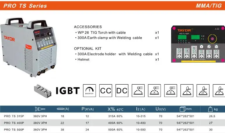 OEM Pulse TIG 200A Factory Price Welding Ac Dc Inverter Stainless Steel Welder Machine Welding manufacture