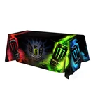 Manufacture Printed Outdoor Advertising Promotional Wedding Trade Show Event Fitted Custom Table Cover Cloth With Logo