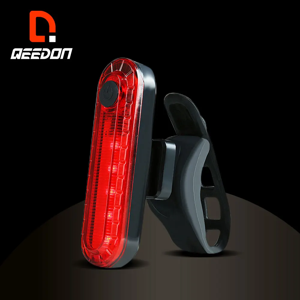 Qeedon Drop shipping farol de led electric bicycle tail light rechargeable night safety bike rear light bicycle, Red
Qeedon Drop shipping farol de led electric bicycle tail light rechargeable night safety bike rear light bicycle, Red