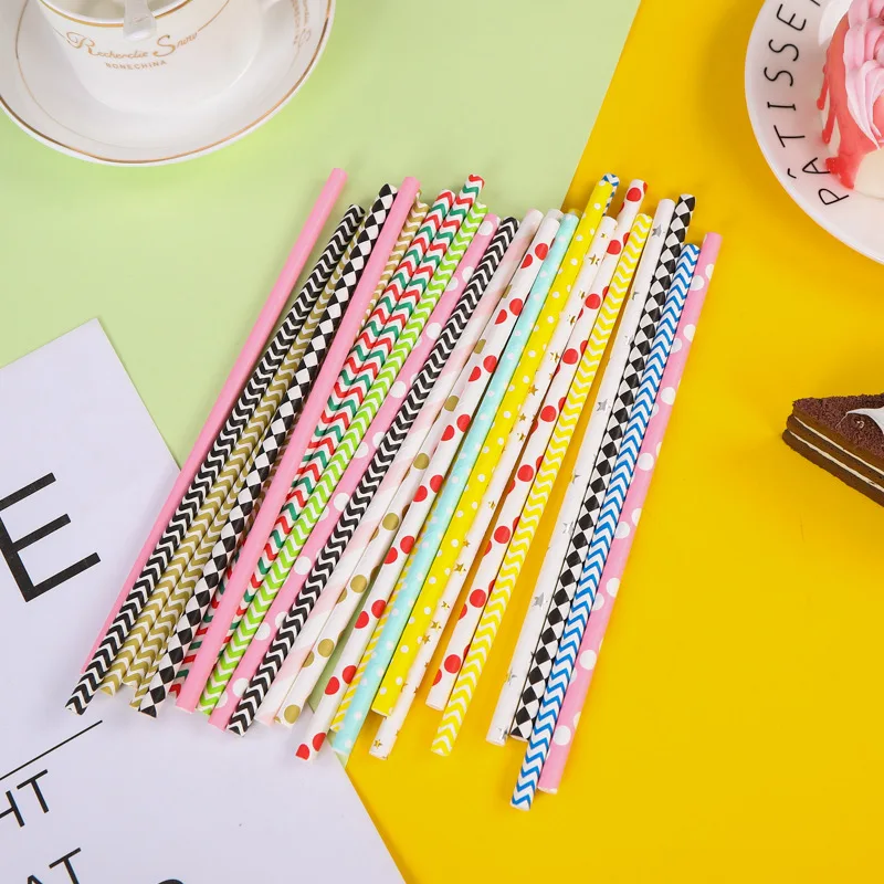 Disposable black white pink purple red blue yellow green orange wave stripes dots pattern colorful biodegradable paper straws
Disposable black white pink purple red blue yellow green orange wave stripes dots pattern colorful biodegradable paper straws