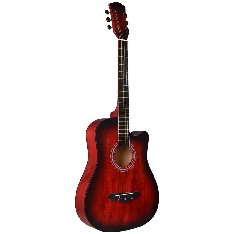 Factory price wholesale colorful beginner 38 inch basswood acoustic guitar, Retro various colors
Factory price wholesale colorful beginner 38 inch basswood acoustic guitar, Retro various colors