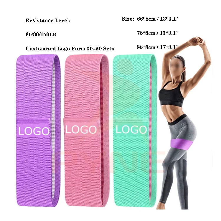 Wholesale Fitness Elastic Yoga Hip Band Custom Heavy Resistance Exercise Band Sets Of 3, Green,pink,grey,white,black
Wholesale Fitness Elastic Yoga Hip Band Custom Heavy Resistance Exercise Band Sets Of 3, Green,pink,grey,white,black