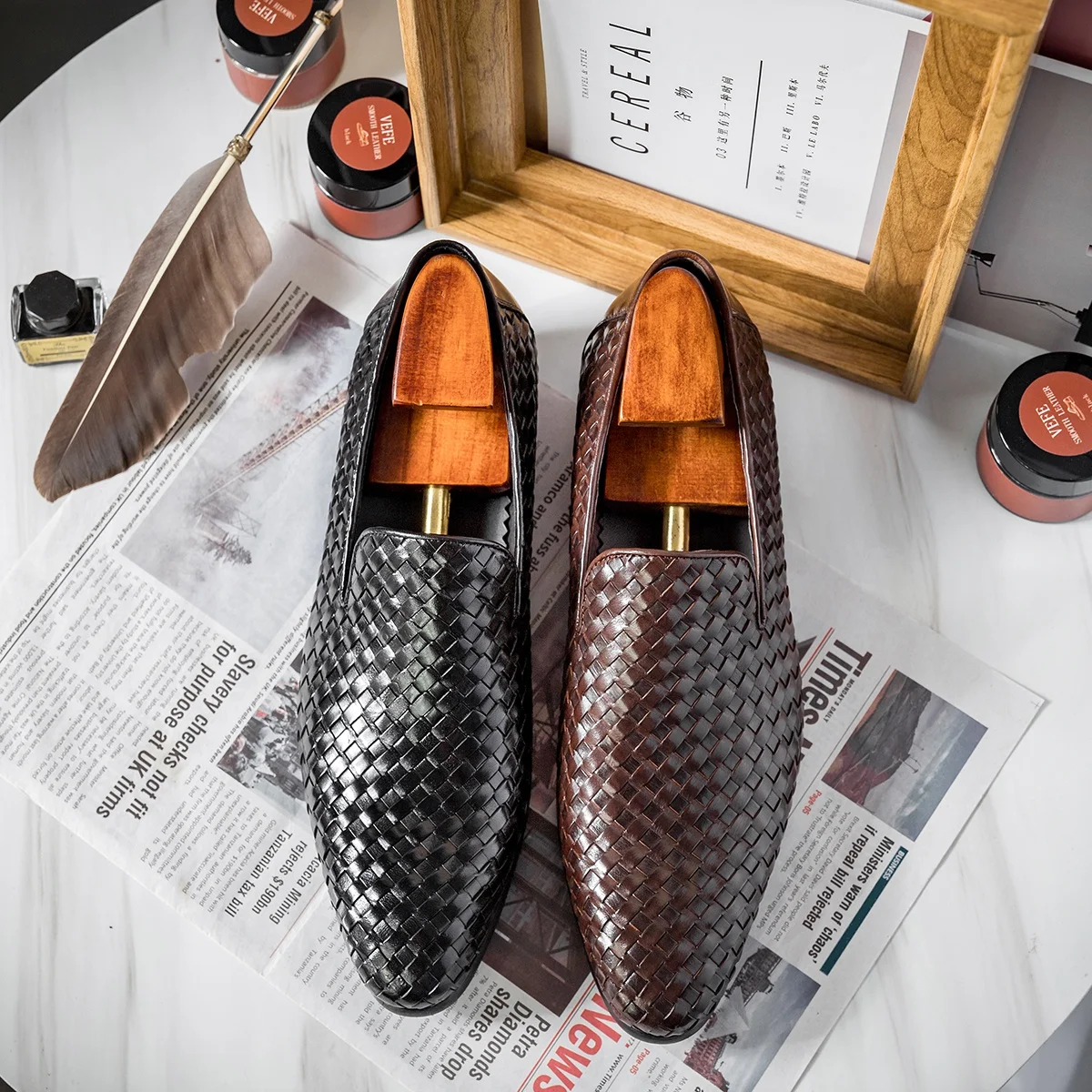 Hot selling 2021 men's casual formal leather genuine dress shoes mens loafers, Black,coffee
Hot selling 2021 men's casual formal leather genuine dress shoes mens loafers, Black,coffee