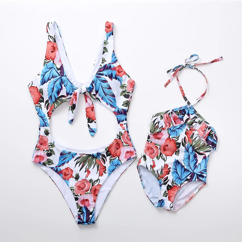 Parent-child Swimsuit Printed High-waist Bikini One Pieces Children's Ruffled Mother And Daughter Swimwear, Picture
Parent-child Swimsuit Printed High-waist Bikini One Pieces Children's Ruffled Mother And Daughter Swimwear, Picture