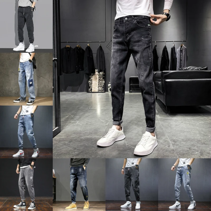 2021 summer new men's denim trousers Korean version loose large size men's denim trousers night market stalls
2021 summer new men's denim trousers Korean version loose large size men's denim trousers night market stalls