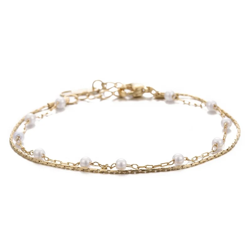 ONYSS Women Accessories Little Simulated Pearl Bracelets Wholesale Wrist Bracelet for Women, Glod
ONYSS Women Accessories Little Simulated Pearl Bracelets Wholesale Wrist Bracelet for Women, Glod