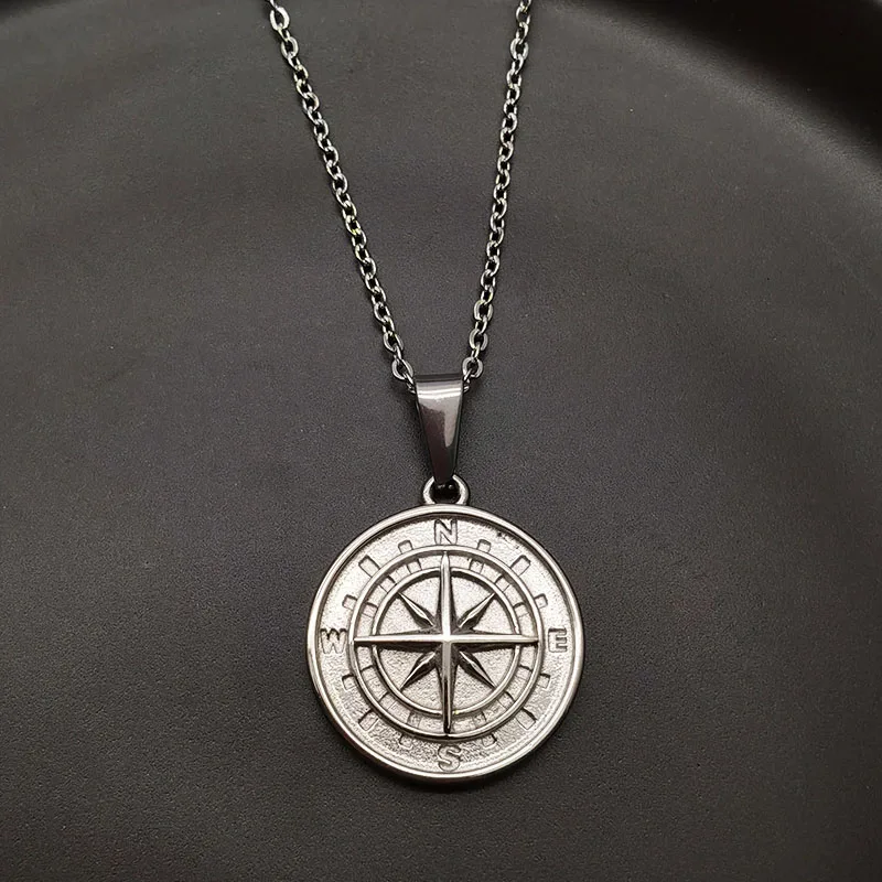 Wholesale Hip Hop Vintage Chunky Necklace Jewelry Stainless Steel Link Chain Silver Compass Pendant Necklace Men, Silver , gold plated, rose gold
Wholesale Hip Hop Vintage Chunky Necklace Jewelry Stainless Steel Link Chain Silver Compass Pendant Necklace Men, Silver , gold plated, rose gold
