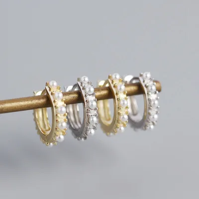 2021 NEW 925 Sterling Silver Full Round Pearl round shape ins fashion eleglant hoop earring for women
2021 NEW 925 Sterling Silver Full Round Pearl round shape ins fashion eleglant hoop earring for women
