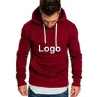 High Quality Solid Color Hoodie Men Fall Winter New Trend Loose Set Long Sleeve Hoodie