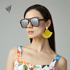 Fancy-grade Quality HP18917 Plastic Frame China Unique Shades Women Sunglasses