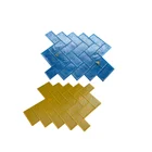 Ornamental Rubber Concrete Stamp Moulds for Wall Tiles