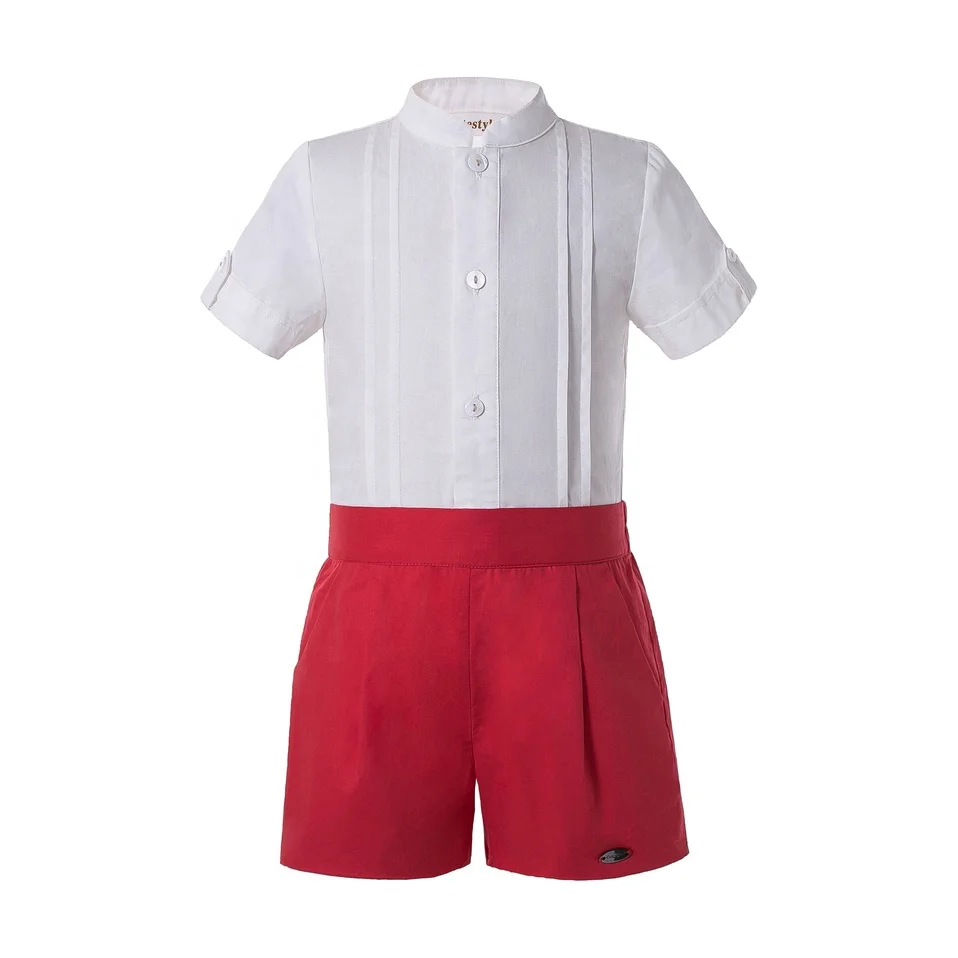 New Arrival Baby Boy Clothing Set 2021 Shortsleeve White Shirt And Red Shorts Summer Casual Kids Set, White+blue
New Arrival Baby Boy Clothing Set 2021 Shortsleeve White Shirt And Red Shorts Summer Casual Kids Set, White+blue