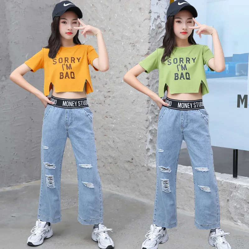 Fashion children's wear autumn style spring and autumn girls' set girls' stretch sleeveless two-piece set
Fashion children's wear autumn style spring and autumn girls' set girls' stretch sleeveless two-piece set