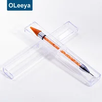 

Factory Nail Rhinestones Pick Up Pencil Dual Ended Wax Dotting Pencil 2 head Wax Picker Pencil for Manicure