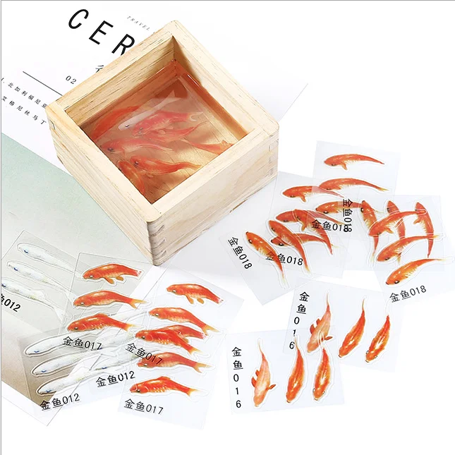 S410 Small Gold fish 3D mold epoxy resin crafts Filler Sticker Landscape 3D Art DIY Crafts Jewelry Filling Koi Pond painting, Random
S410 Small Gold fish 3D mold epoxy resin crafts Filler Sticker Landscape 3D Art DIY Crafts Jewelry Filling Koi Pond painting, Random