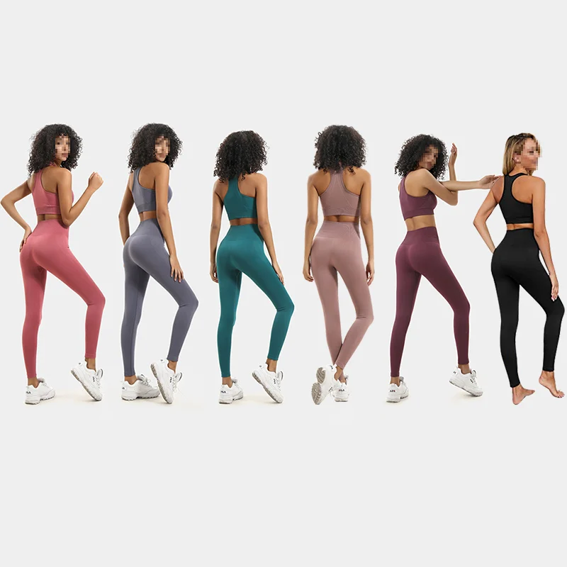 Women Active Wear Set Workout 2 Pieces High Waist Workout Pants Seamless Yoga Leggins with Sports Bra Gym Clothes Set, Customized colors
Women Active Wear Set Workout 2 Pieces High Waist Workout Pants Seamless Yoga Leggins with Sports Bra Gym Clothes Set, Customized colors