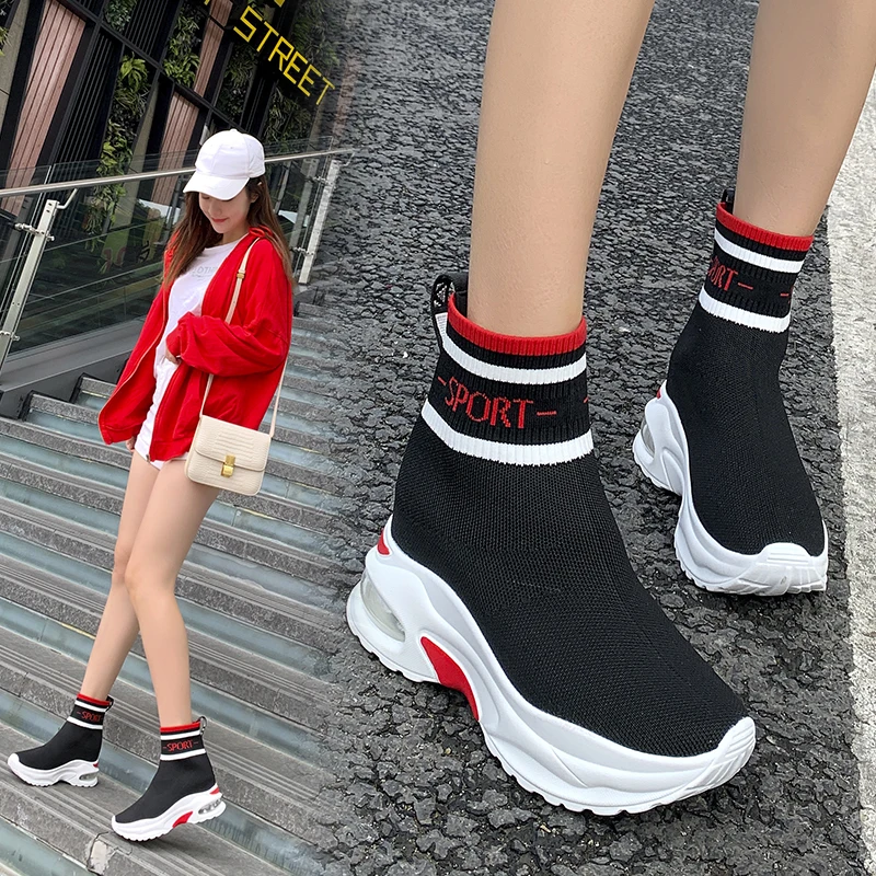 Women Chunky Sneakers Fashion Platform Sneakers Ladies Designer Casual Shoes Women increase Sports socks Shoes Female sneakers
Women Chunky Sneakers Fashion Platform Sneakers Ladies Designer Casual Shoes Women increase Sports socks Shoes Female sneakers