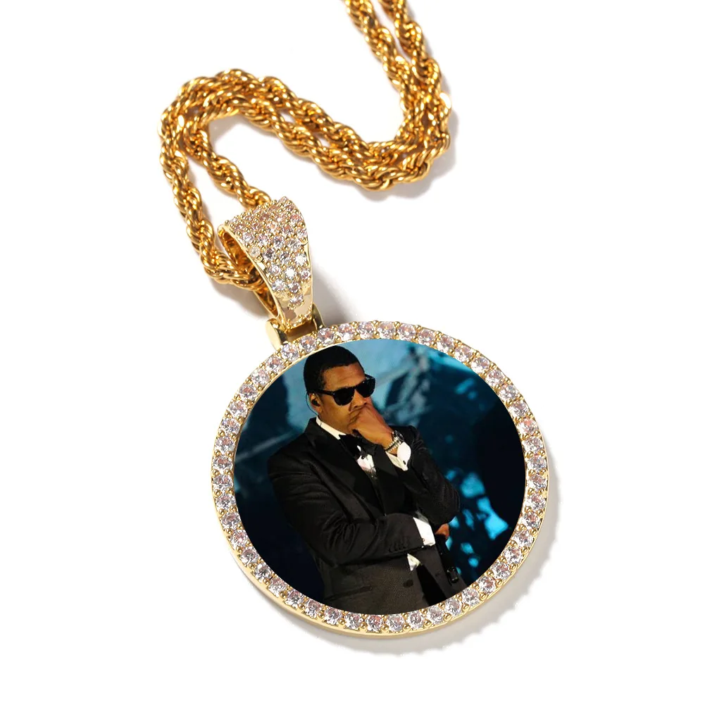 personalized custom moissanite hip hop iced out circle photo picture bling Chain necklace pendant cz gift jewelry for Women Men, Gold/silver/rose gold
personalized custom moissanite hip hop iced out circle photo picture bling Chain necklace pendant cz gift jewelry for Women Men, Gold/silver/rose gold