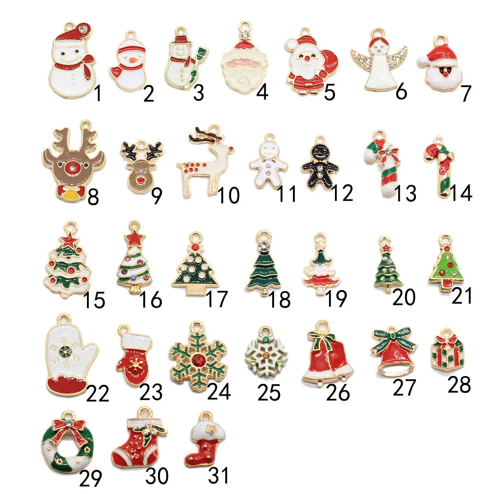 100pcs Mixed Christmas Enamel Charms Alloy Xmas Socks Tree Pendant Ornaments Beads For Earrings Necklace DIY Jewelry Findings
100pcs Mixed Christmas Enamel Charms Alloy Xmas Socks Tree Pendant Ornaments Beads For Earrings Necklace DIY Jewelry Findings