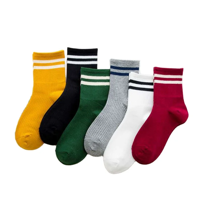 New fashion multi-colored two stripes cotton women socks comfortable soft women long hosiery
New fashion multi-colored two stripes cotton women socks comfortable soft women long hosiery