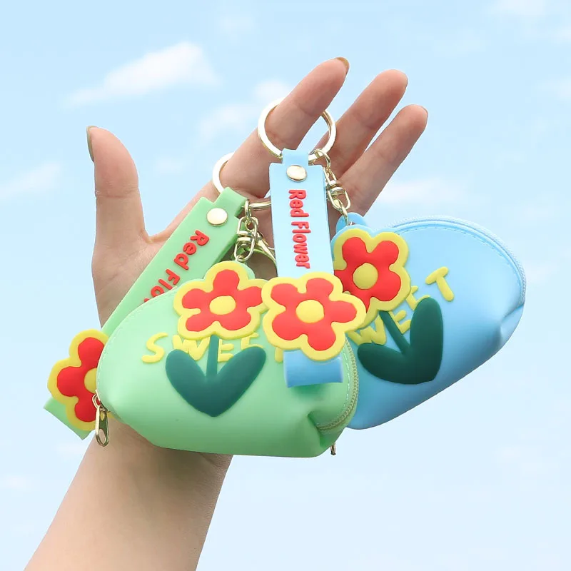 2021 Fashion Cute Girl Silica Gel Red Flower Airpods Bag Key Chain Accessories Kids Coin Purse 
2021 Fashion Cute Girl Silica Gel Red Flower Airpods Bag Key Chain Accessories Kids Coin Purse